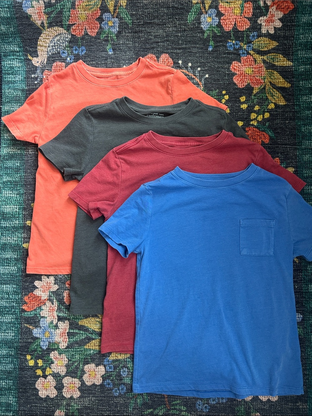 Cat & Jack Boys Pocket Tee Bundle, Size Small (6/7)